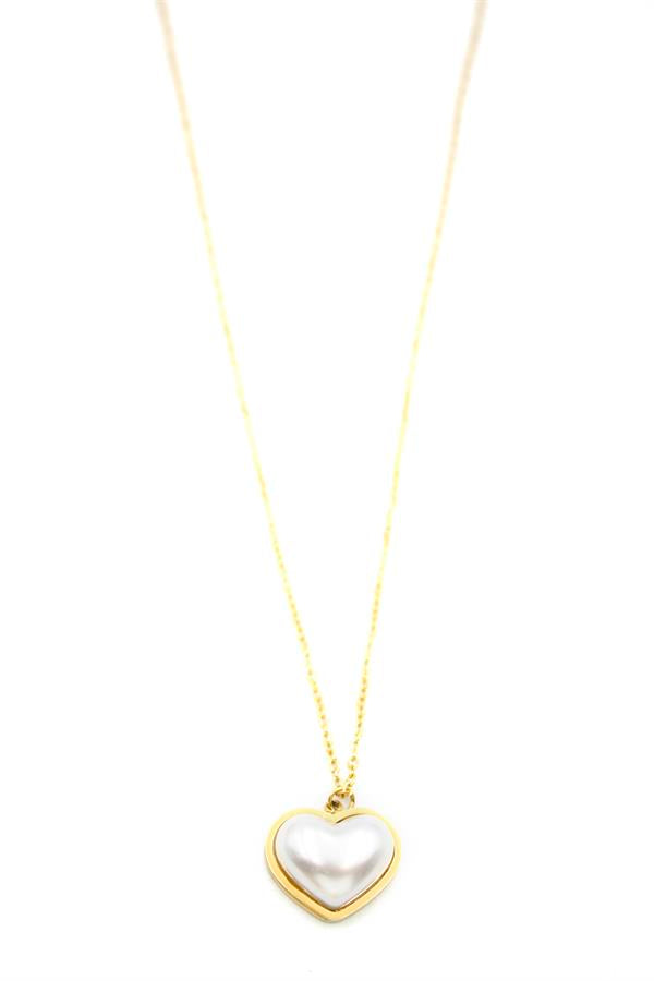 Kalp Kolye - Altın