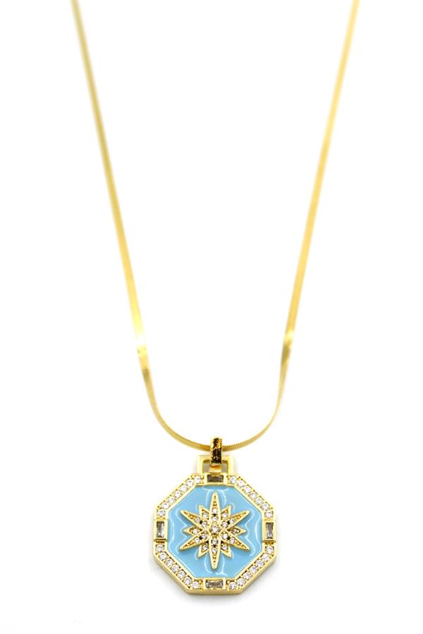 Güneş Kolye - Altın