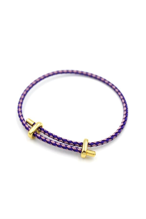 Hasır Bileklik - Mor