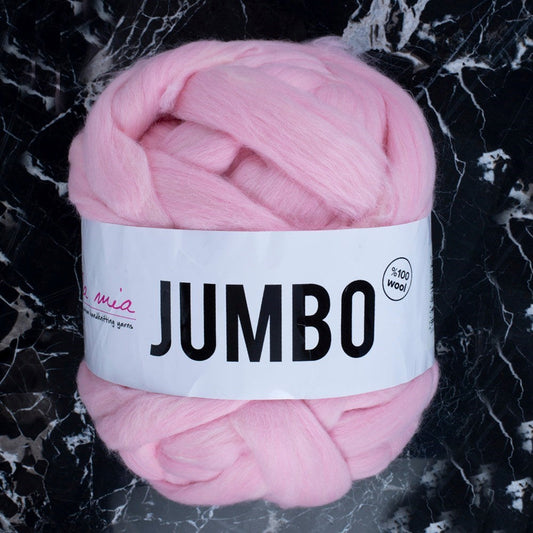 La Mia Jumbo Pembe Dev Yün El Örgü İpi - J9 - UcuzaGeliyor