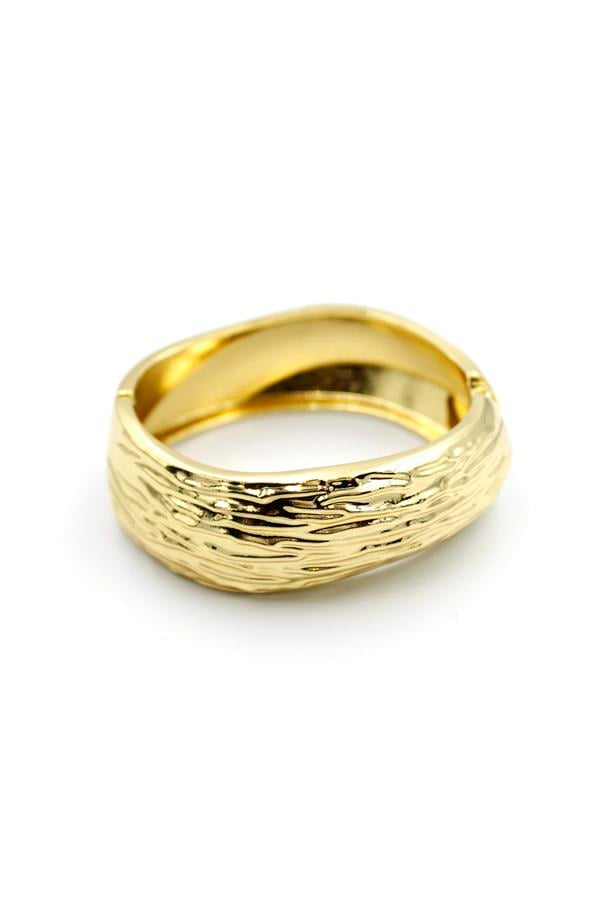 Kelepçe Bilezik - Altın