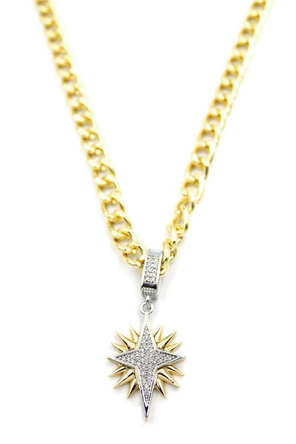 Kuzey Yıldızı Kolye - Altın