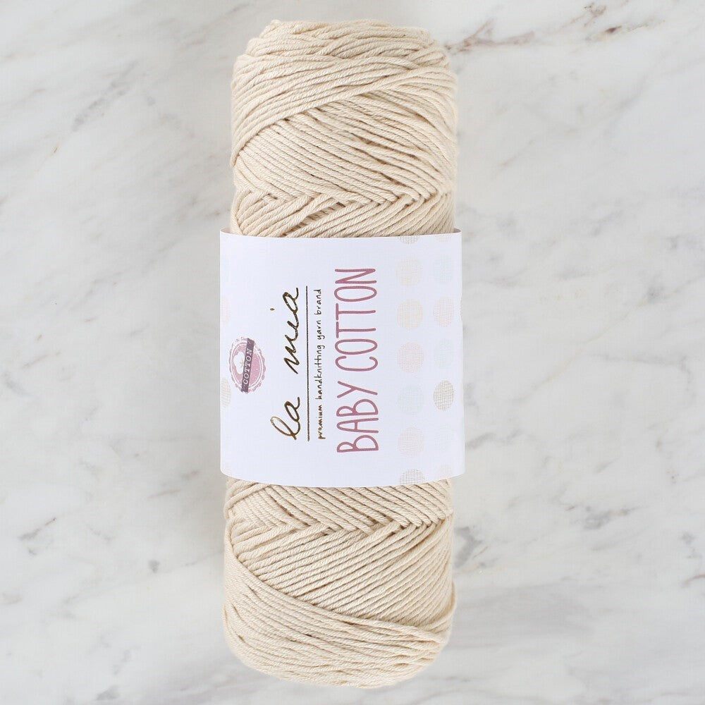 La Mia Baby Cotton Krem El Örgü İpi - L002 - 33636 - UcuzaGeliyor