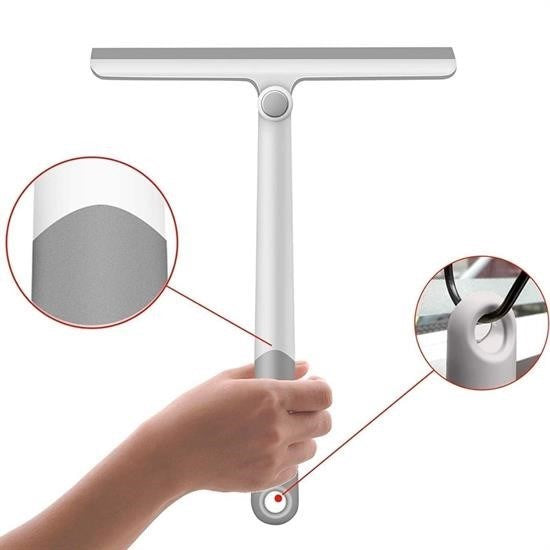 GENEL® 360 Derece Döner Başlıklı Cam Sil Çok Amaçlı Pratik Cam Ayna Fayans Silme Aparatı - UcuzaGeliyor