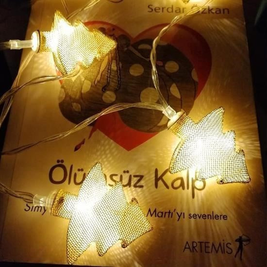 BUFFER® Metal Örgülü Çam Ağacı Şeklinde Günışığı Şerit Led Işık Zinciri - UcuzaGeliyor