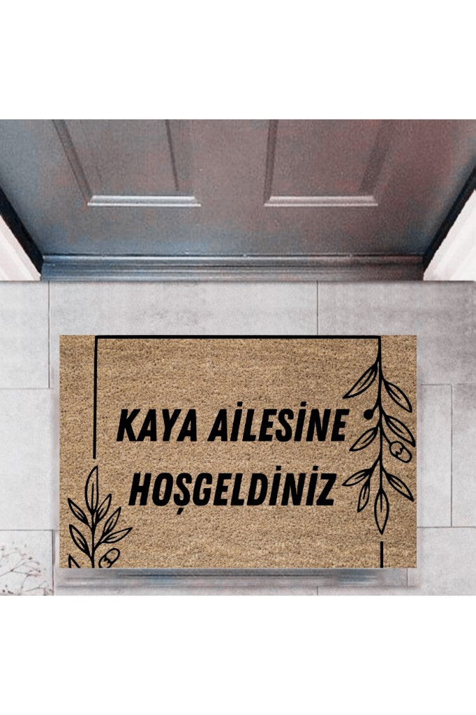 Kapı Önü Paspası Dekoratif Dijital Baskı Kişiye Özel P-2320 - UcuzaGeliyor