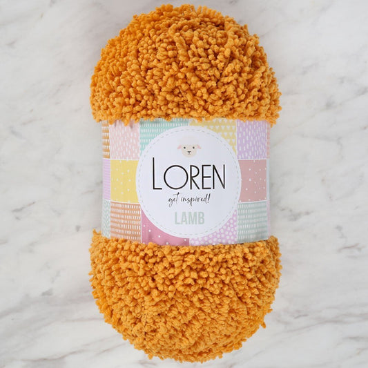 Loren Lamb Hardal El Örgü İpi - R045 - UcuzaGeliyor