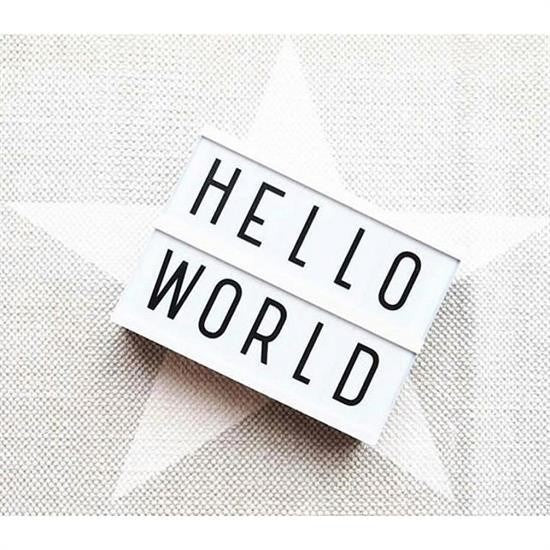 BUFFER® Sinematik Lightbox Dekorasyon Aydınlatma Aksesuarları (A5 Boyut)