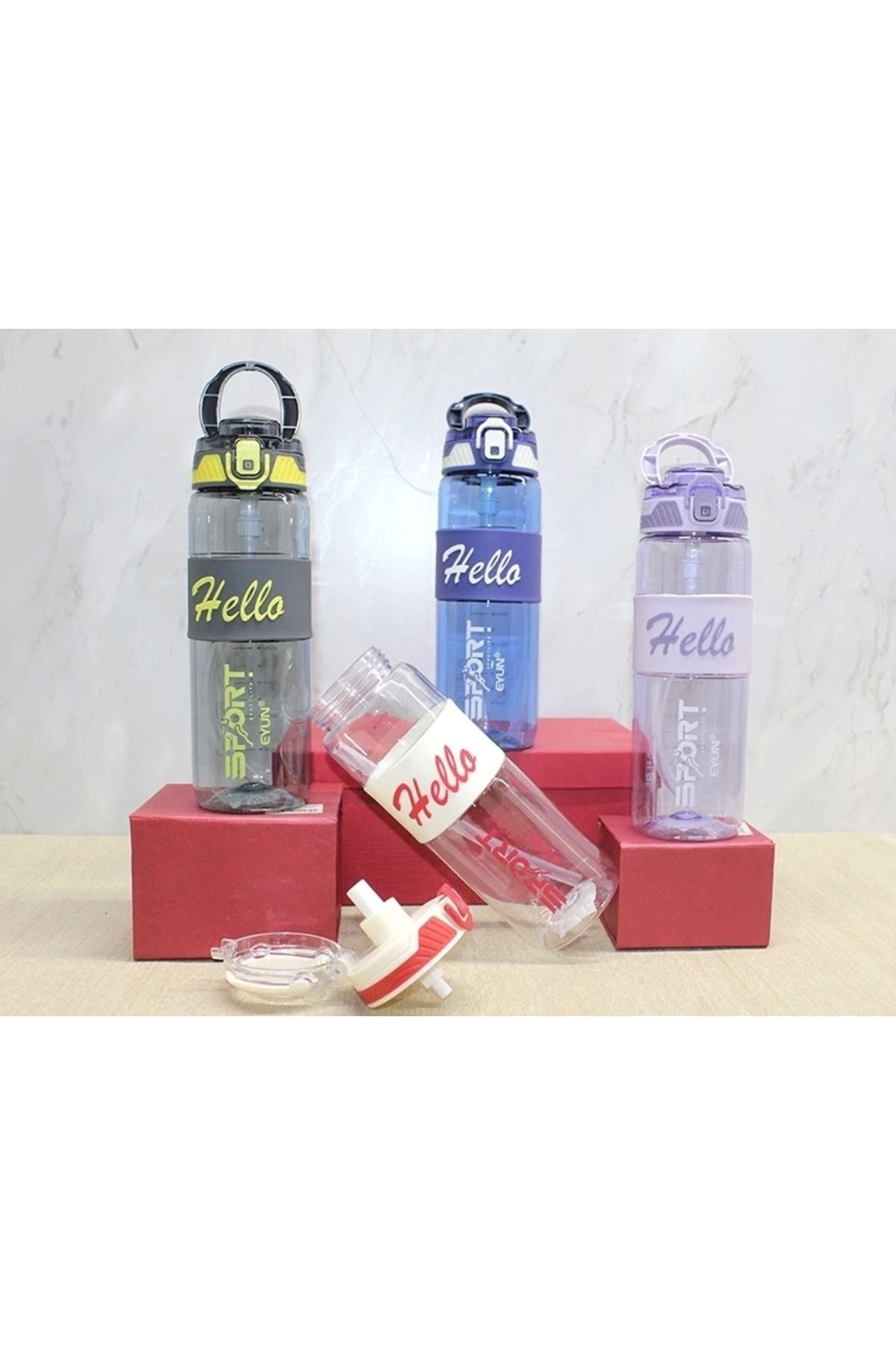 Tutmalı Su Matarası 800 Ml Bpa İçermez Alk2955
