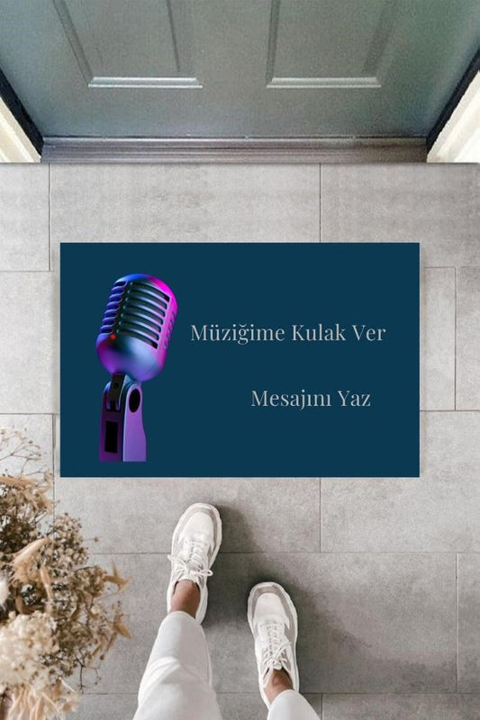 Dijital Baskı Kişiye Özel İç Kapı Dekorasyon Paspas  PS11205 - UcuzaGeliyor