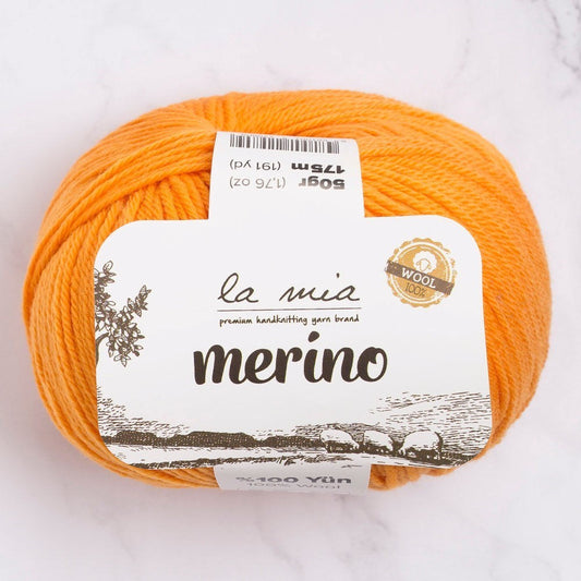 La Mia Merino Turuncu El Örgü İpi - L139 - 33793 - UcuzaGeliyor