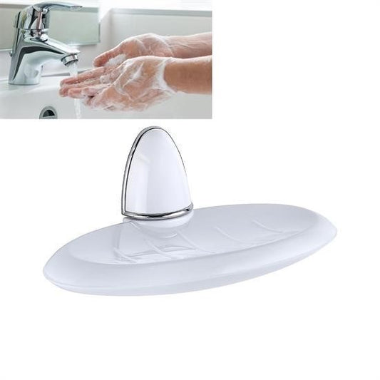 BUFFER® Lüks Milenyum Sabunluk Dekoratif Beyaz Sabun Tutucu Stand - UcuzaGeliyor