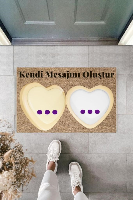 Dijital Baskı Kişiye Özel İç Kapı Dekorasyon Paspas  PS11217 - UcuzaGeliyor