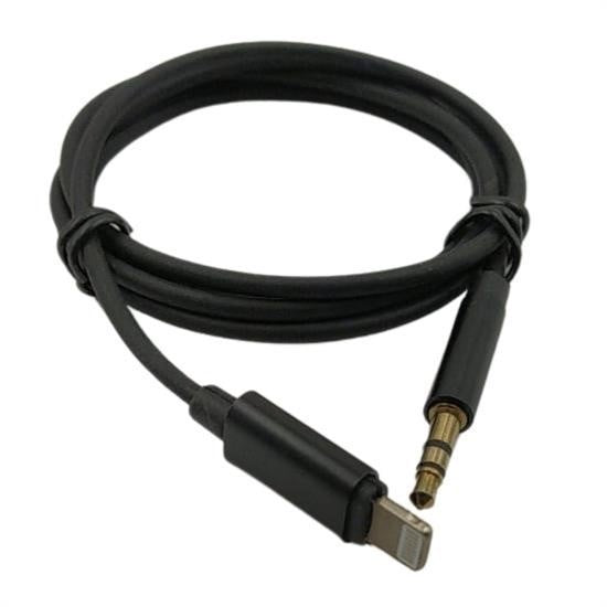 BUFFER® iPhone Lightning Aux Araç Dönüştürücü Ses Kablosu 35 mm Jack Girişli - UcuzaGeliyor