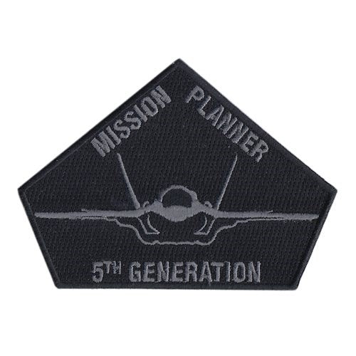 Aplike Ütü İle Yapışan Mission Planner Siyah Arma 6 cm - UcuzaGeliyor