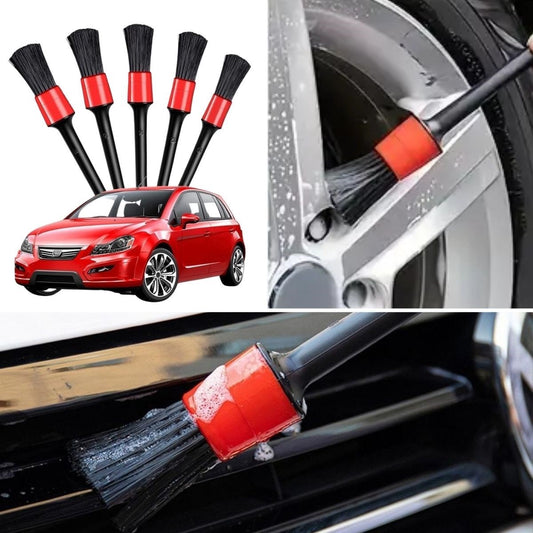 BUFFER® 5’li Çok Amaçlı Araç İçi ve Dış Yüzey Temizlik & Detaylandırma Fırça Seti - UcuzaGeliyor