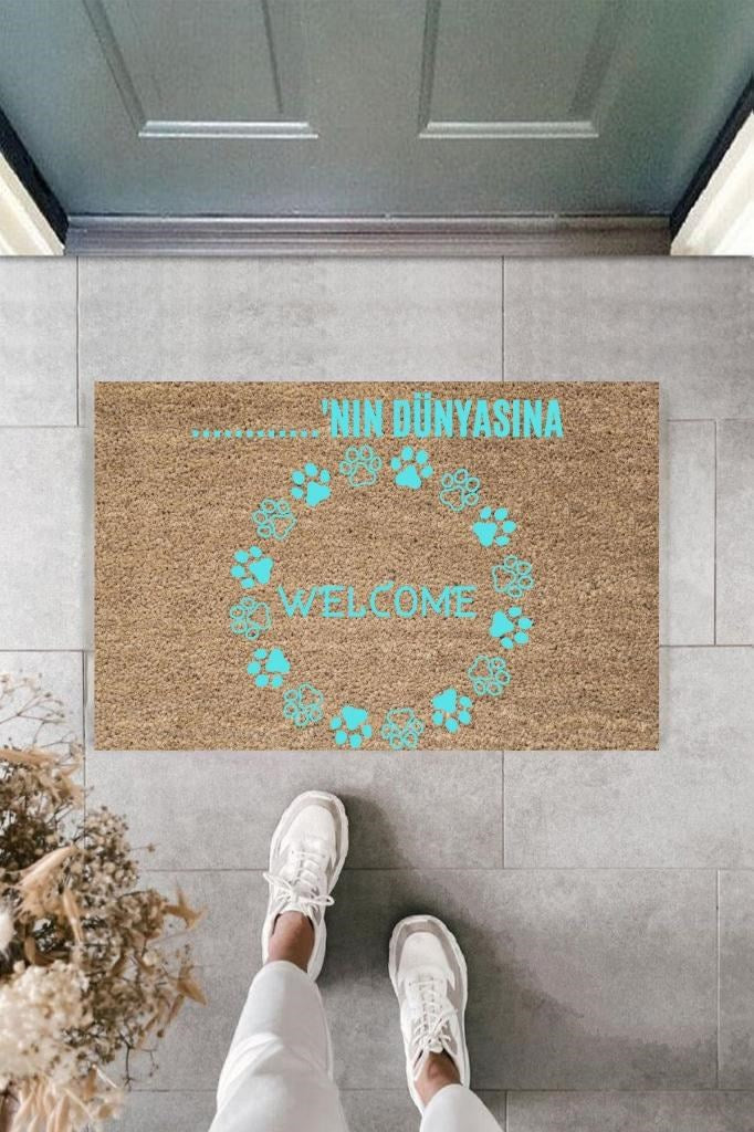 Dijital Baskı Kişiye Özel İç Kapı Dekorasyon Paspas PS11308 - UcuzaGeliyor