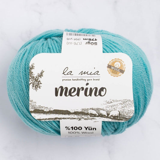 La Mia Merino Yeşil El Örgü İpi - L053 - 33794 - UcuzaGeliyor