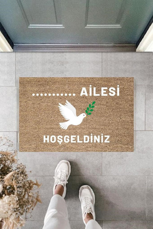 Dijital Baskı Kişiye Özel İç Kapı Dekorasyon Paspas  PS11281 - UcuzaGeliyor