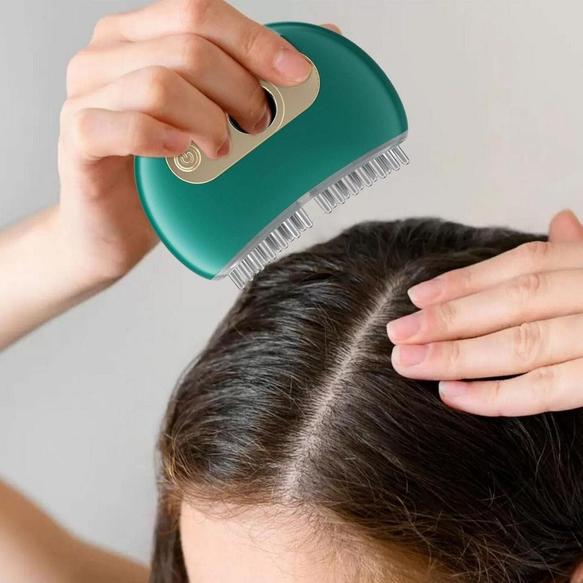 GENEL® 1 Adet Akıllı Elektrik Akımlı EMS Titreşimli Masaj Tarağı Kademeli Yüz Masaj Aleti Aparatı