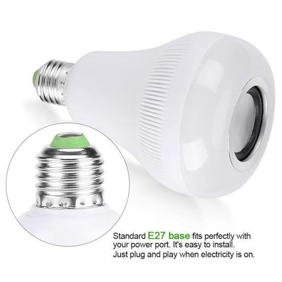 BUFFER® Kumandalı Bluetooth Hoparlör Ampul LD-37