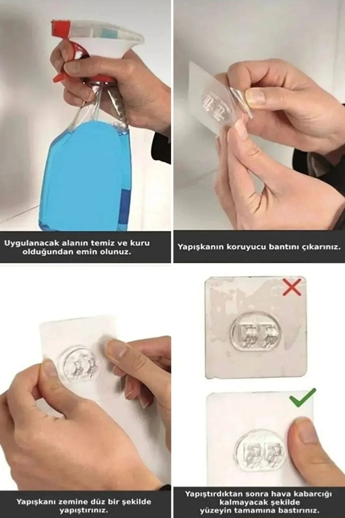 BUFFER® Yapışkanlı Banyo Köşeliği Kancalı Köşe Rafı Duş Şampuanlık Duvar Düzenleyici Organizer Raf