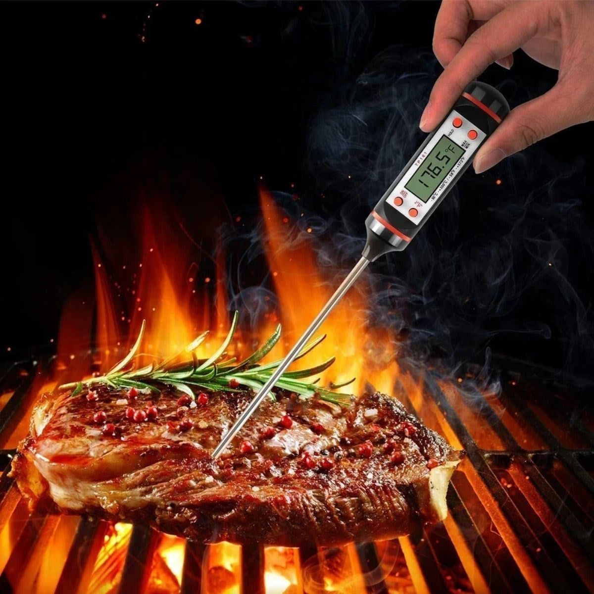 GENEL® Dijital Gıda Termometresi Süt,Et,Yoğurt Mayalama,Mama Derecesi Ölçer Gıda Termometresi - UcuzaGeliyor