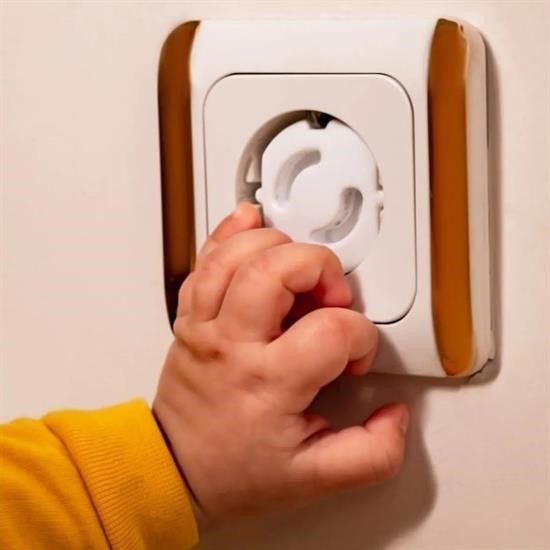 GENEL® Bebek Çocuk Priz Koruma Kapağı (6 Adet) Çocuk Güvenliği, Priz Muhafazası, Priz Kapatıcı