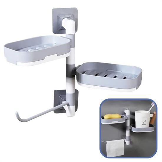 BUFFER® Çoklu Sabun Tutucu Fonksiyonel Banyo Sabunluk - UcuzaGeliyor