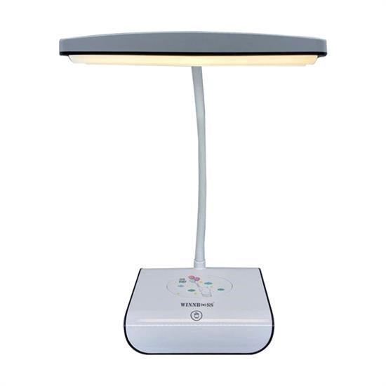 GENEL® Şarjlı Oynar Esnek Başlıklı Dokunmatik 3 Farklı Modda Yanan Kaymaz Taban LED Masa Lambası