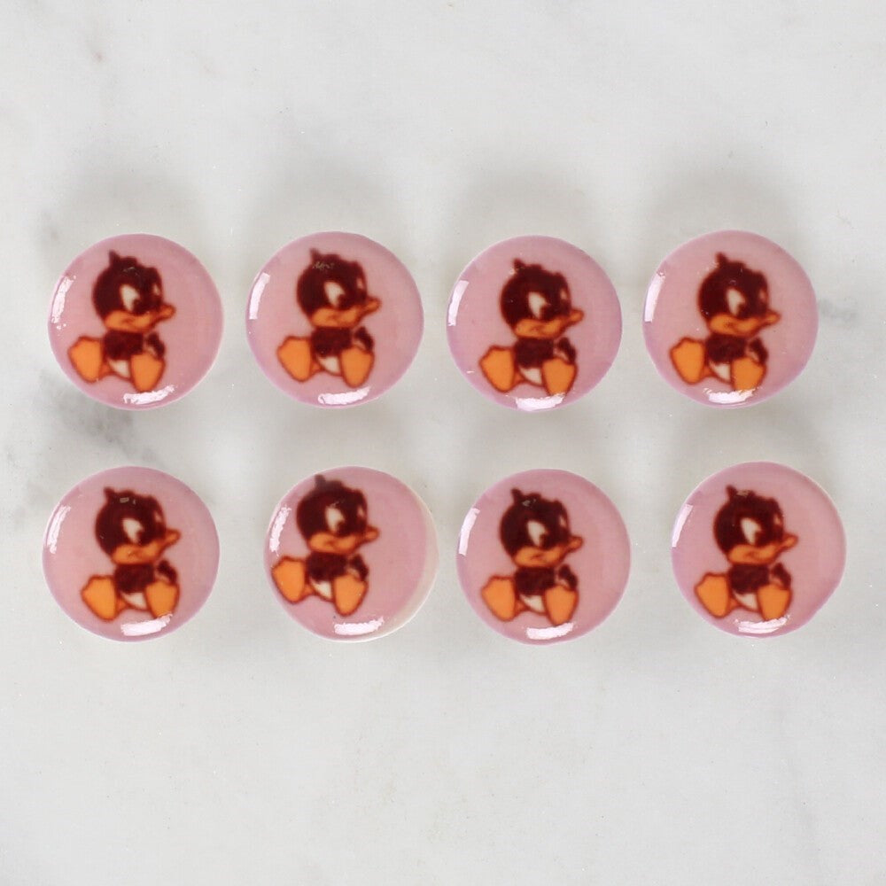 Loren Crafts 8'li Ördek Düğme - 1205