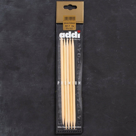Addi Bambus 6mm 20cm Bambu Çorap Şişi - 501-7 - UcuzaGeliyor