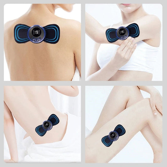 BUFFER® Titreşimli USB Şarj Aletli Mini Elektrikli Kelebek Masaj Aleti - UcuzaGeliyor