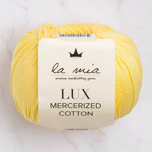 La Mia Lux Mercerized Cotton Sarı El Örgü İpi - 177 - 33753 - UcuzaGeliyor