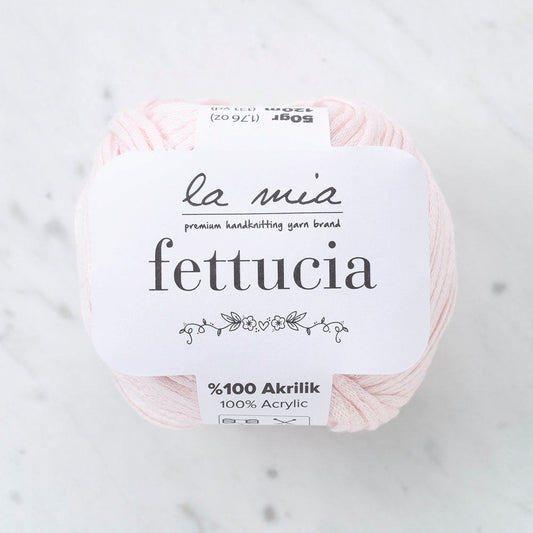 La Mia Fettucia Toz Pembe El Örgü İpi - L063 - 33887 - UcuzaGeliyor