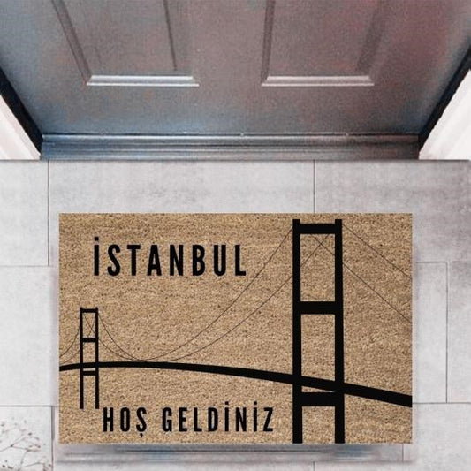 Kapı Önü Paspası Dekoratif Dijital Baskı ŞehirlerP-2712 - UcuzaGeliyor