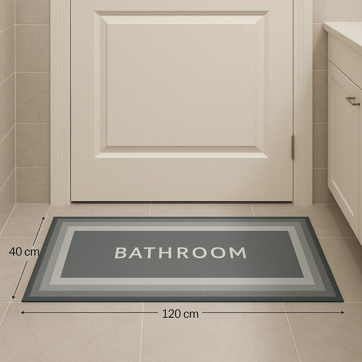 BUFFER® Sihirli Süper Su Emici Kaymaz Tabanlı Uzun Paspas 40*120 cm