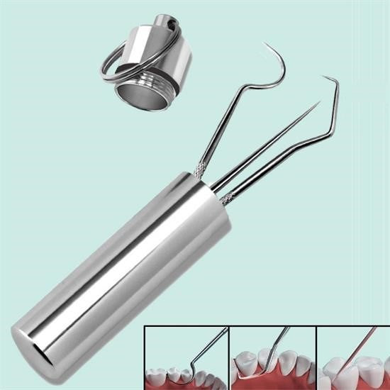 BUFFER® 7 Parça Paslanmaz Çelik Ağız Diş Tartar Sökücü Temizlik Bakım Seti