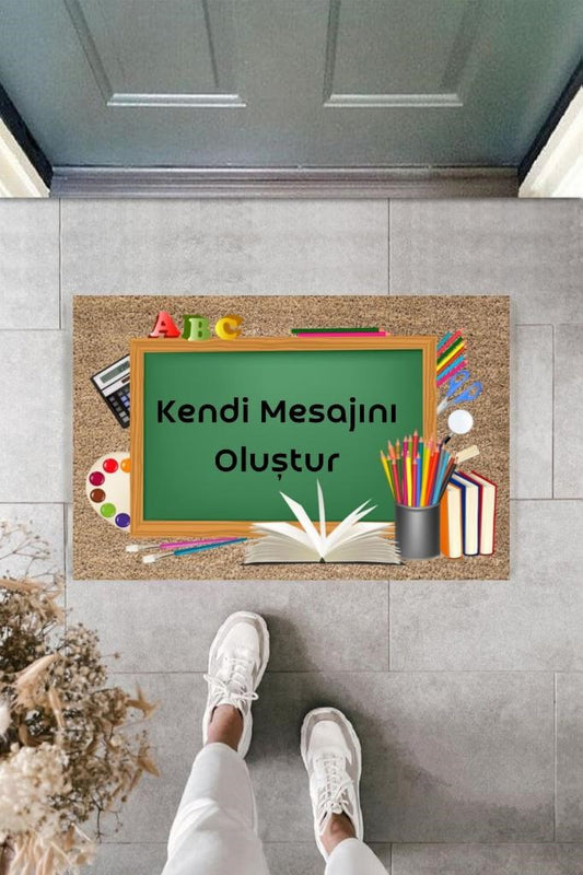 Dijital Baskı Kişiye Özel İç Kapı Dekorasyon Paspas  PS11240 - UcuzaGeliyor