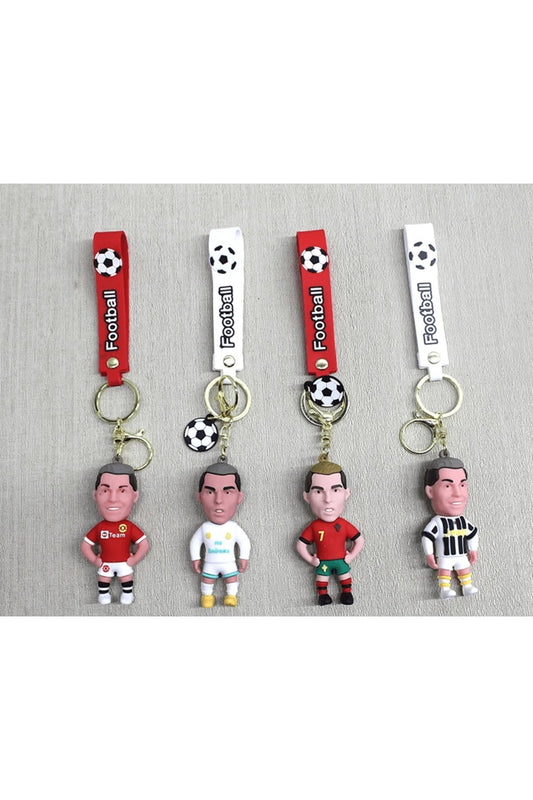 Ronaldo Silikon Anahtarlık | Karakter Figürü Alk4254 | Lisinya