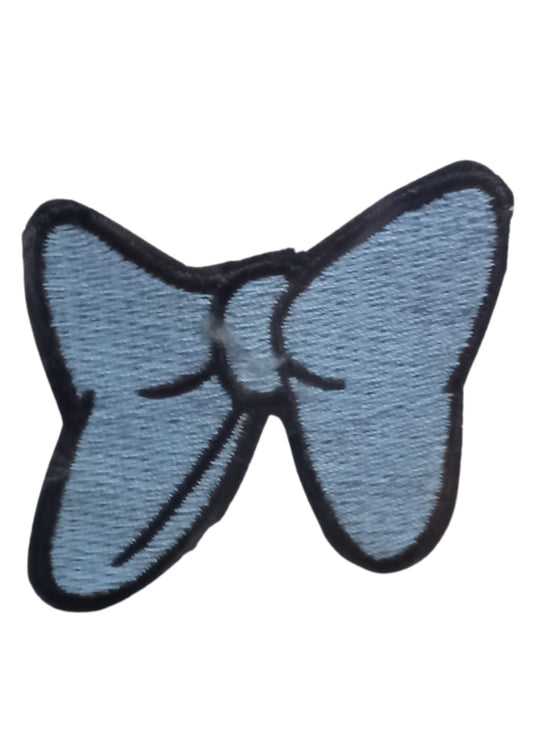Aplike Ütü İle Yapışan Küçük Kelebek Mavi Arma 2x3 cm - UcuzaGeliyor
