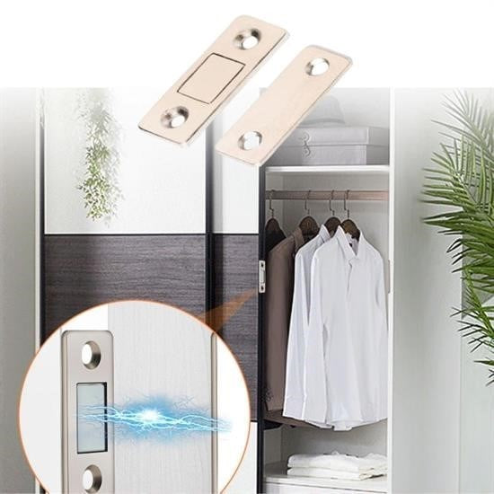 GENEL® 2 Çift Çok Amaçlı Kapı Kapak Dolap Çekmece Mobilya Durdurucu Kapatıcı Mıknatıslar - UcuzaGeliyor