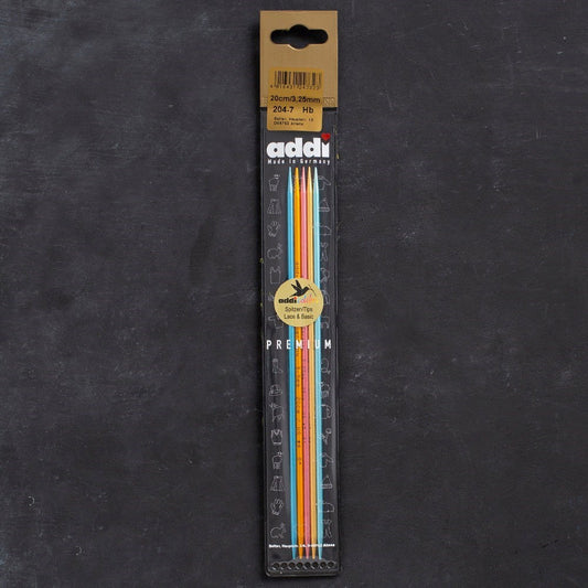 Addi Colibri 3,25mm 20cm Renkli Çorap Şişi - 204-7 - UcuzaGeliyor