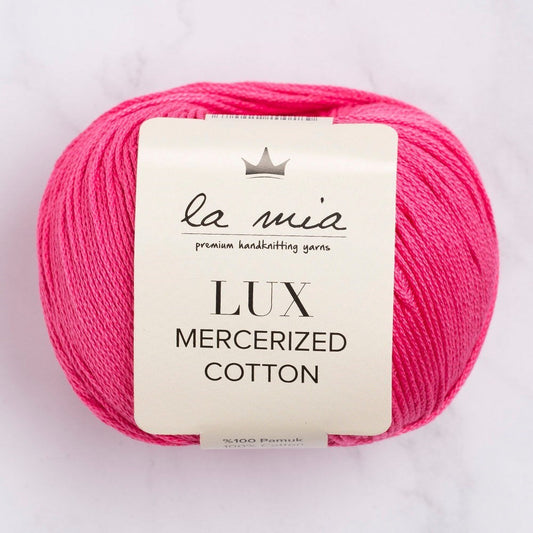 La Mia Lux Mercerized Cotton Fuşya El Örgü İpi - 35 - 33746 - UcuzaGeliyor