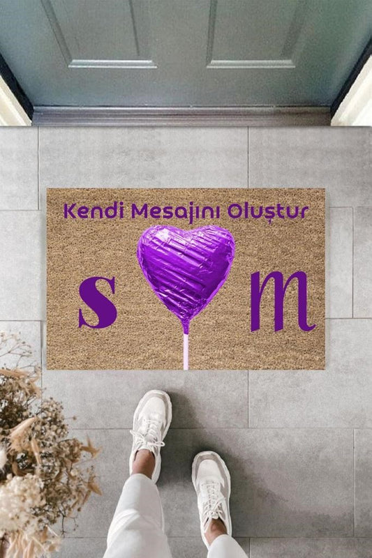 Dijital Baskı Kişiye Özel İç Kapı Dekorasyon Paspas  PS11230 - UcuzaGeliyor