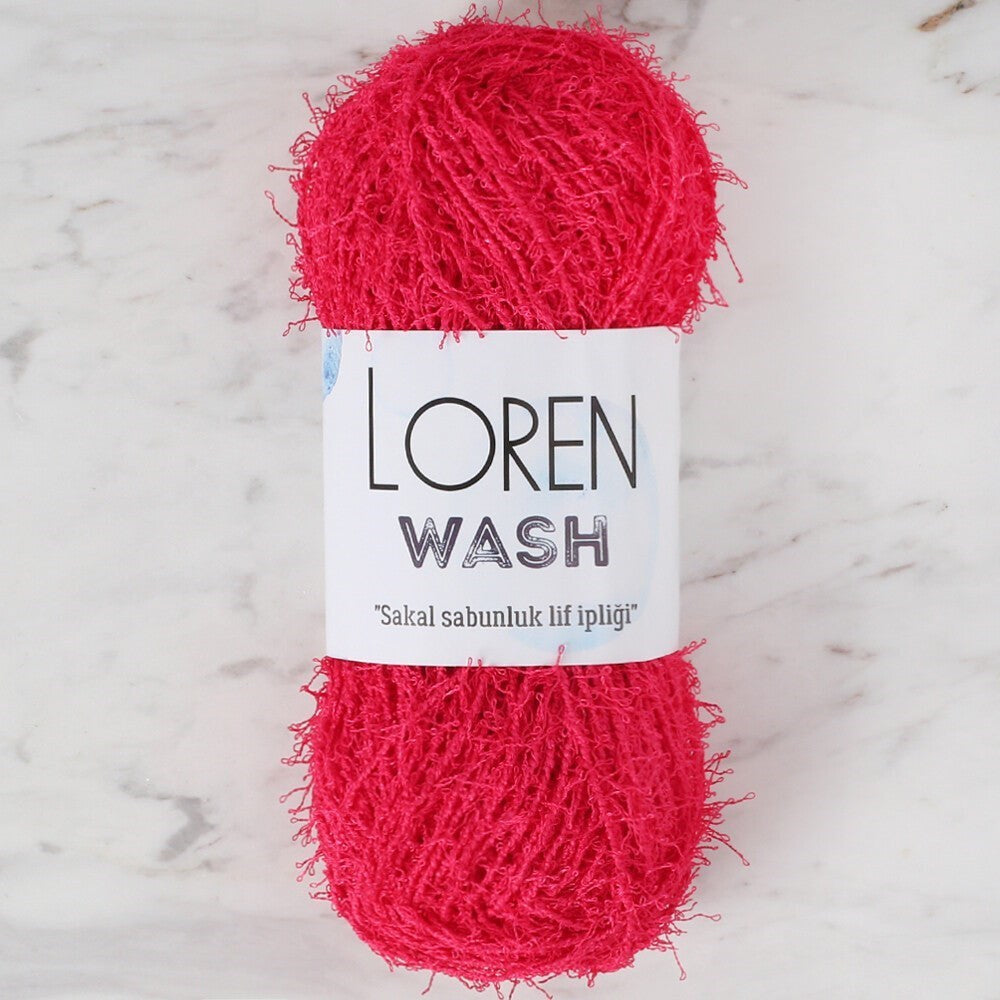 Loren Wash Fuşya El Örgü İpi - R095 - 34026 - UcuzaGeliyor