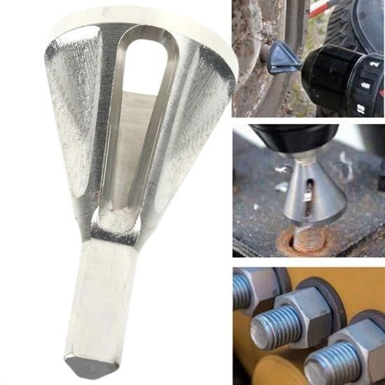 GENEL® Çapak Alma Harici Çapak Alıcı Paslanmaz Çelik Çapak Kaldırma Cıvata Çapak Alma Matkap Ucu - UcuzaGeliyor