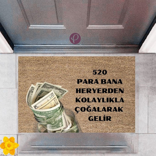 Kapı Önü Paspası Dekoratif Dijital Baskı 520 Para P-2478 - UcuzaGeliyor