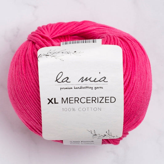 La Mia XL Mercerized Fuşya El Örgü İpi - 35 - 33763 - UcuzaGeliyor