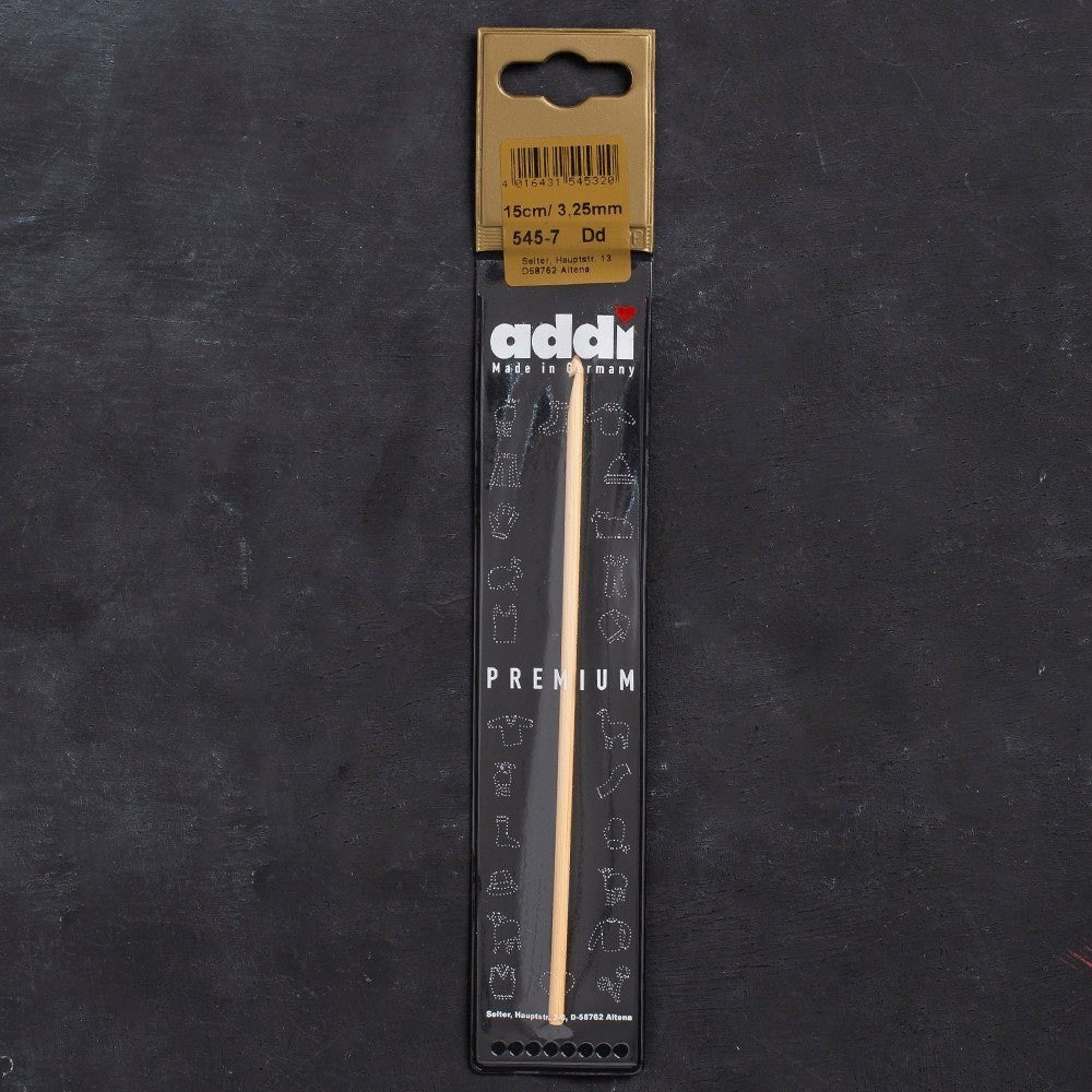 Addi Bambus 3,25mm 15cm Bambu Yün Tığ - 545-7 - UcuzaGeliyor